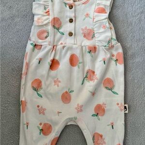 Floral Peach Kids Bodysuit